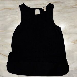 J. Crew Black Sleeveless Tank Top